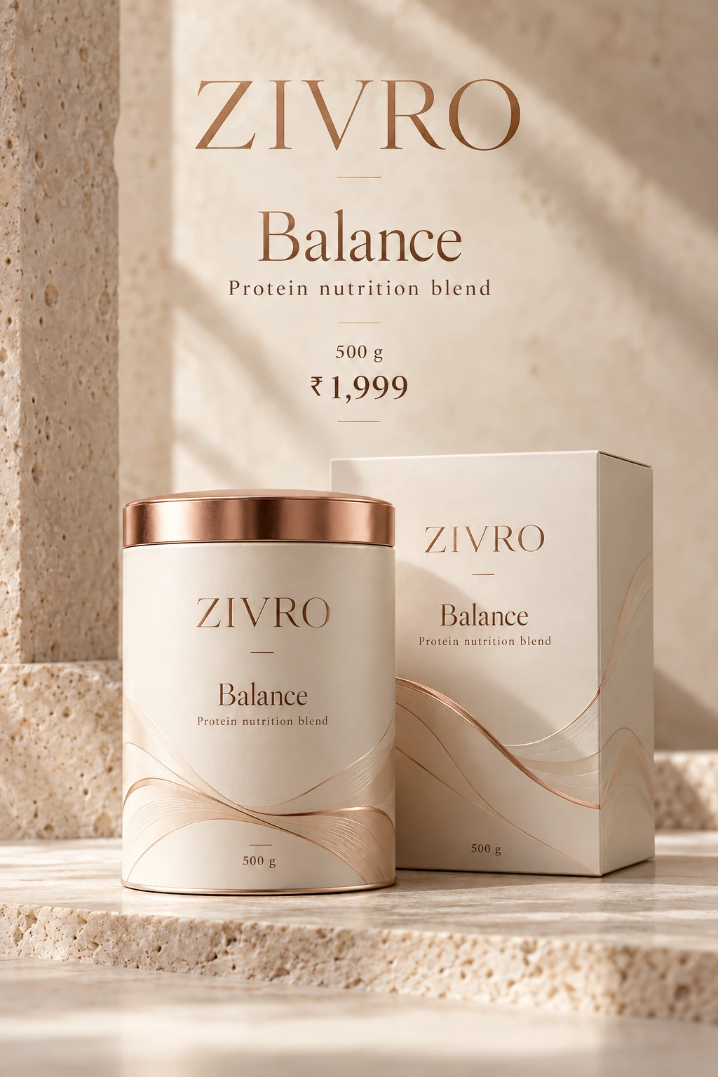ZIVRO Balance packaging concept