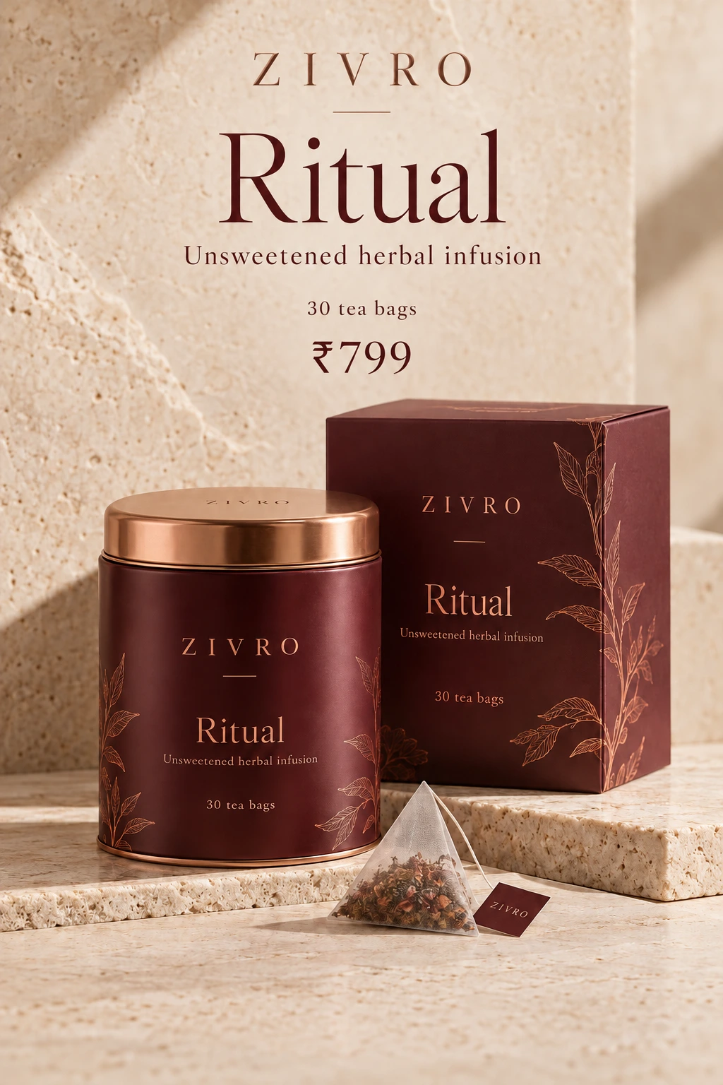 ZIVRO Ritual packaging concept